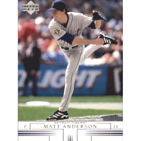 2002 Upper Deck #191 Matt Anderson MLB Baseball Trading Card