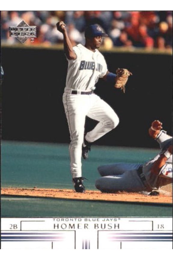 2002 Upper Deck #85 Homer Bush MLB Baseball Trading Card