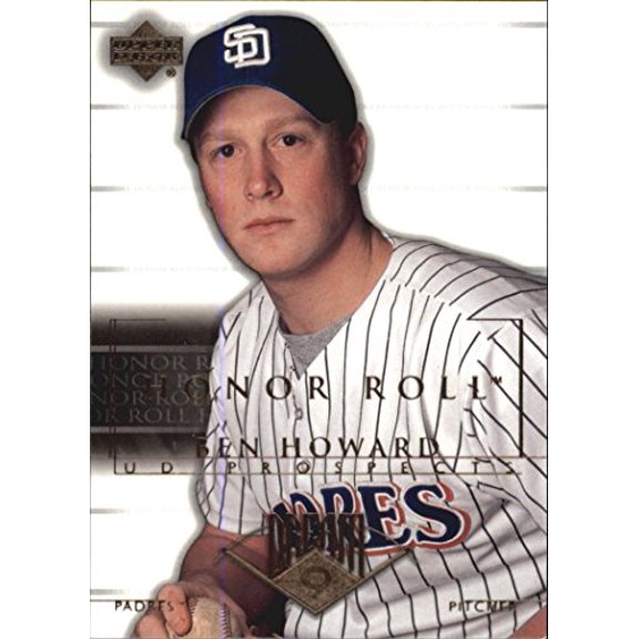 2002 Upper Deck Honor Roll #24 Ben Howard PD9 RC MLB Baseball Trading Card