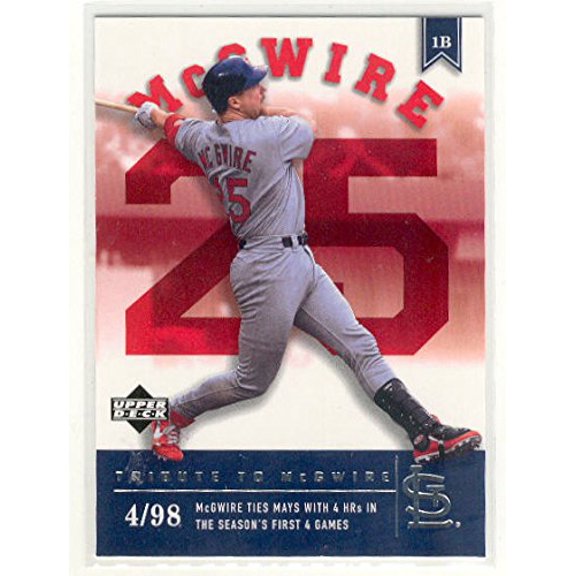 2002 Upper Deck Prospect Premieres #101 Mark McGwire TRIB MLB Baseball Trading Card