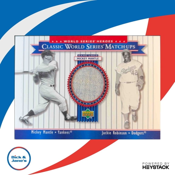 2002 Upper Deck World Series Heroes Mickey Mantle Base New York Yankees Baseball Card