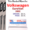 thumbnail image 1 of 2002 Volkswagen EuroVan Wiper Blades (Set of 2), 1 of 3