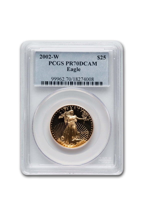 2002-W 1/2 oz Proof American Gold Eagle PR-70 PCGS