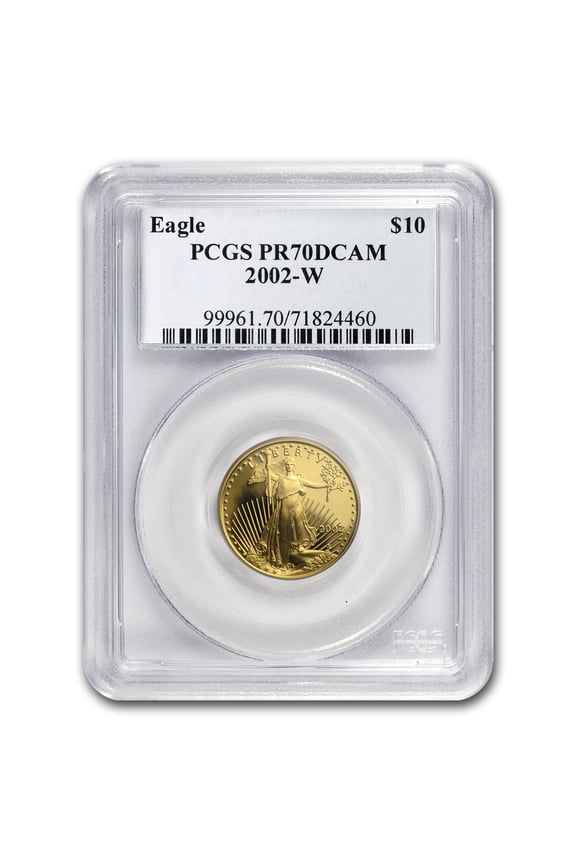 2002-W 1/4 oz Proof American Gold Eagle PR-70 DCAM PCGS