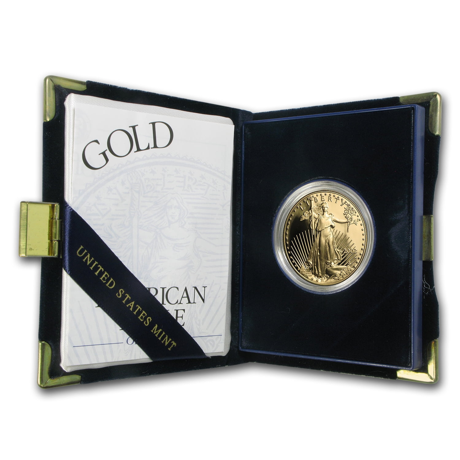 U.S. MINT 2002-W 1 oz Proof American Gold Eagle (w/Box & COA)