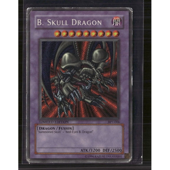 2002 Yu-Gi-Oh! Booster Pack Collectors Tins B. Skull Dragon Secret Rare Limited Edition
