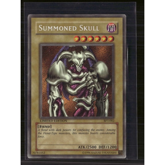 2002 Yu-Gi-Oh! Booster Pack Collectors Tins Summoned Skull Secret Rare Limited Edition
