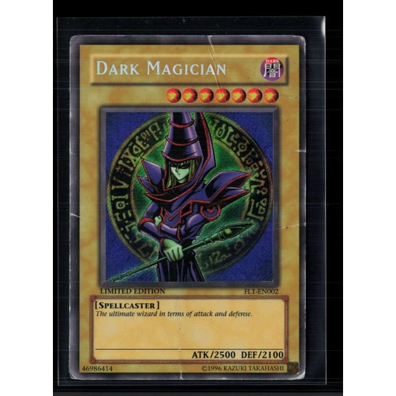 2002 Yu-Gi-Oh! Forbidden Memories Game Promo Dark Magician Ultra Rare Limited Edition