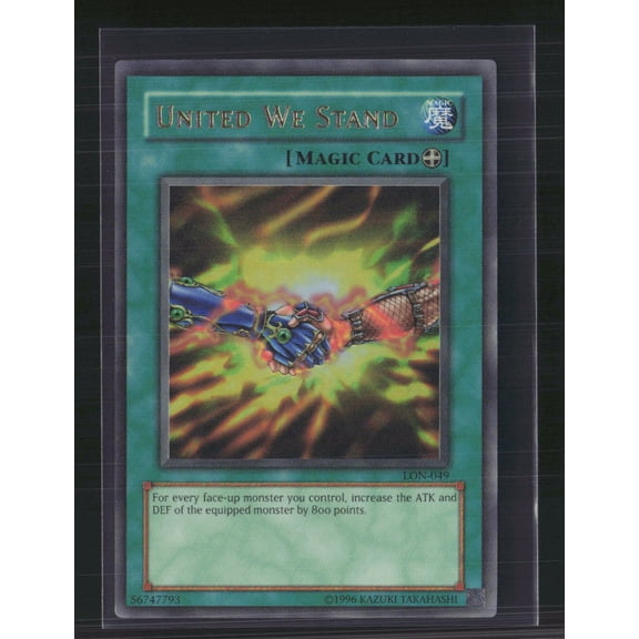 2002 Yu-Gi-Oh! Labyrinth of Nightmare United We Stand Equip Magic Card