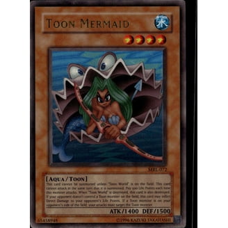 yugioh toon cards for sale Toon World 4-Card Set: Mermaid + Toon Summoned Skull DB1 + Time Wzard Set YUGIOH