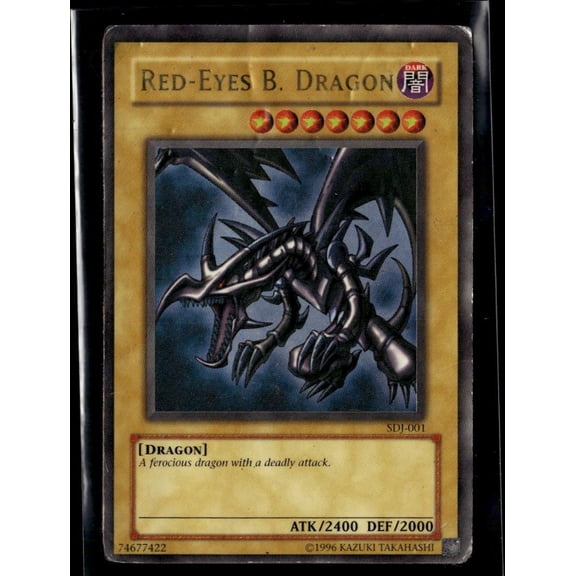 2002 Yu-Gi-Oh! Starter Deck Joey Red-Eyes B. Dragon 1st Edition Trading Card