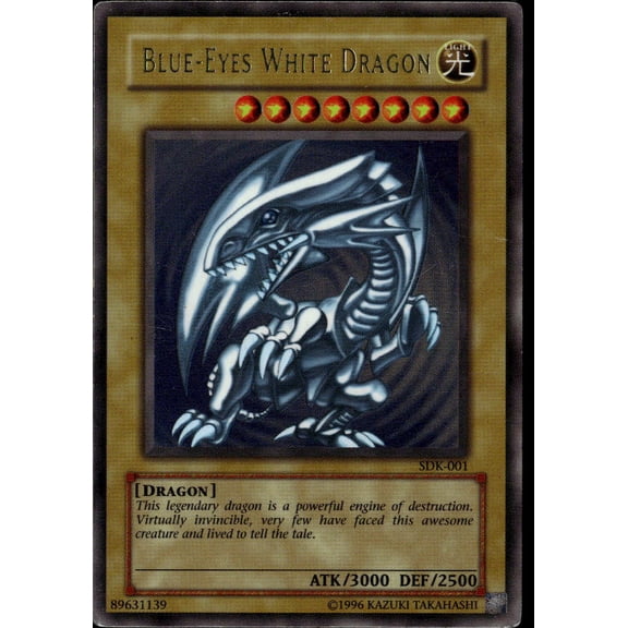 2002 Yu-Gi-Oh! Starter Deck Kaiba Blue-Eyes White Dragon SDK-001 Unlimited Edition