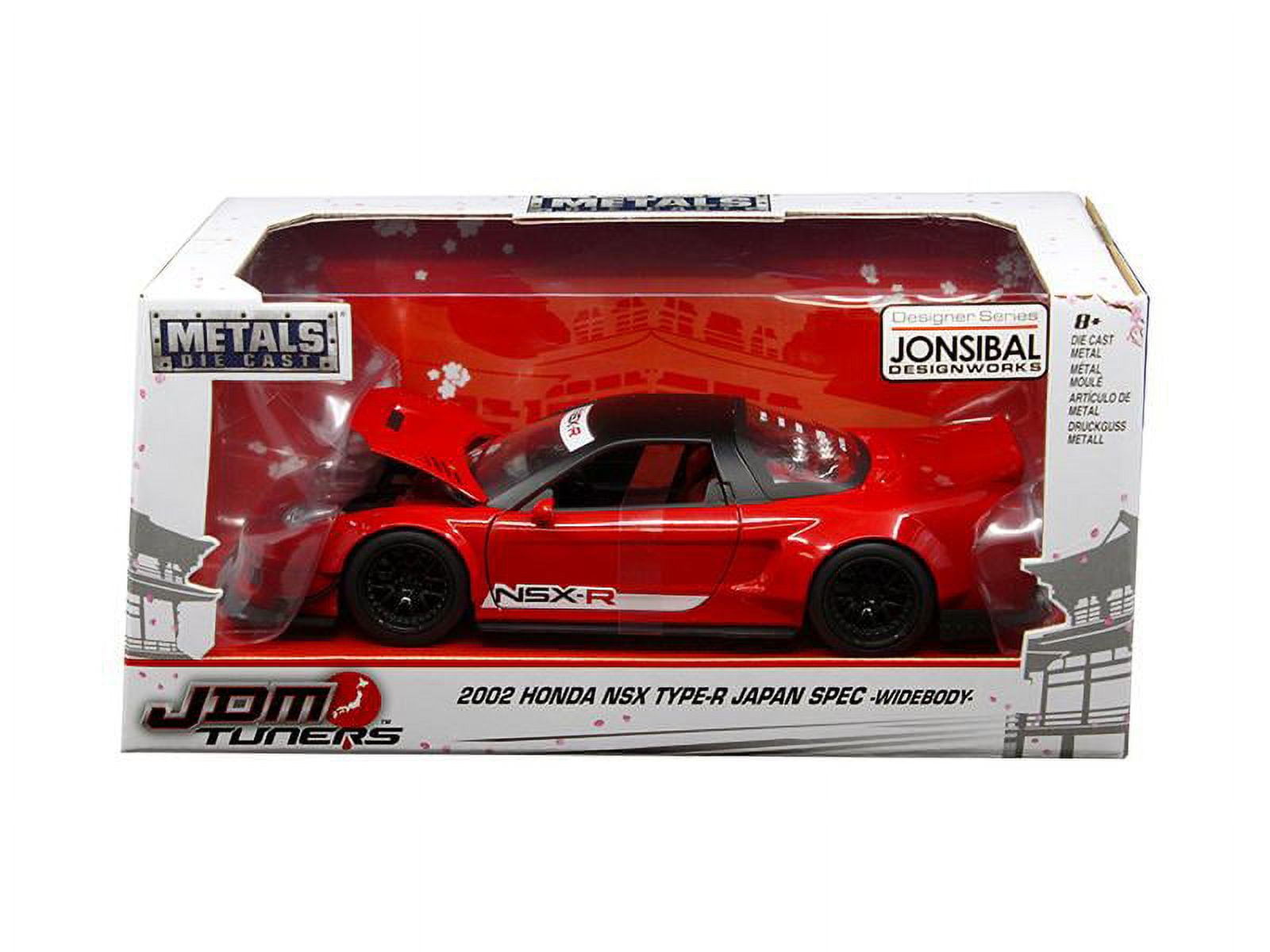 2002 honda nsx type-r japan spec gloss red widebody jdm