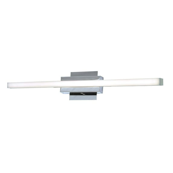 20020WV-CH-Foil Abra Lighting Foil - 23.8 Inch 12W 1 LED Bath Bar-Chrome Finish