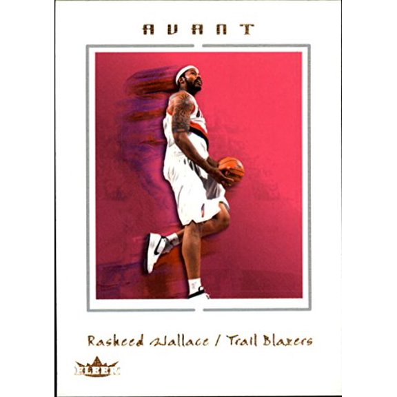 2003-04 Fleer Avant #14 Rasheed Wallace NBA Basketball Trading Card