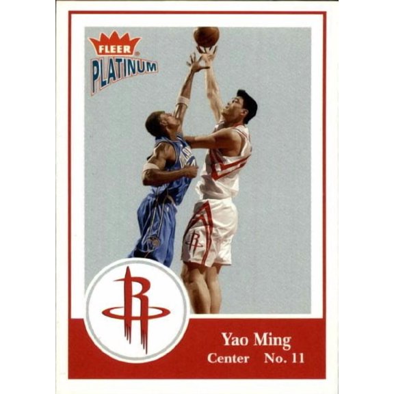 2003-04 Fleer Platinum #83 Yao Ming NBA Basketball Trading Card