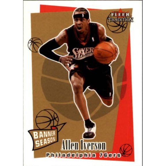 2003-04 Fleer Tradition #248 Allen Iverson BS NBA Basketball Trading Card