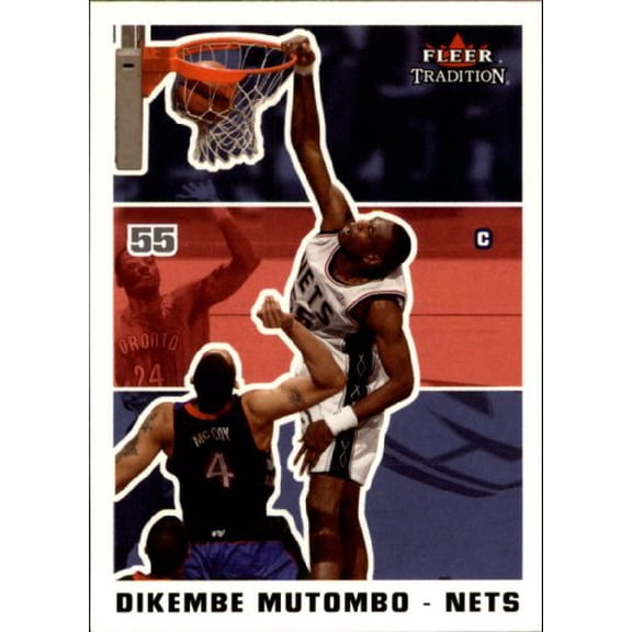 2003-04 Fleer Tradition #97 Dikembe Mutombo NBA Basketball Trading Card