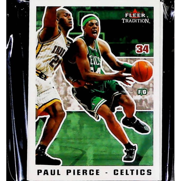 2003-04 Fleer Tradition  NBA Boston Celtics Team Set Includes Rookies (Hand Collated) of  9 Cards:  7  Paul Pierce 53