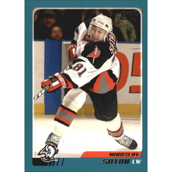 2003-04 Topps #66 Miroslav Satan NHL Hockey Trading Card