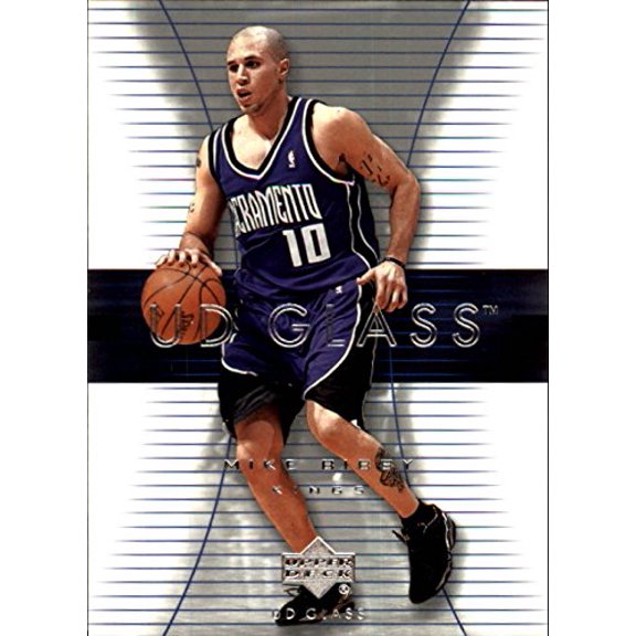 2003-04 UD Glass #50 Mike Bibby NBA Basketball Trading Card