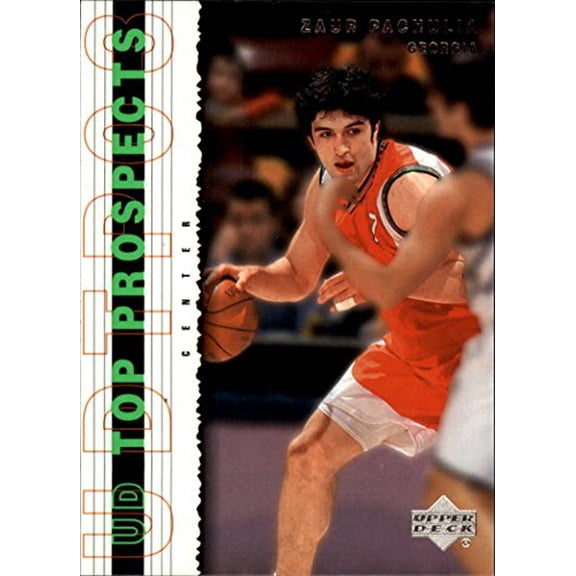 2003-04 UD Top Prospects #8 Zaur Pachulia NBA Basketball Trading Card