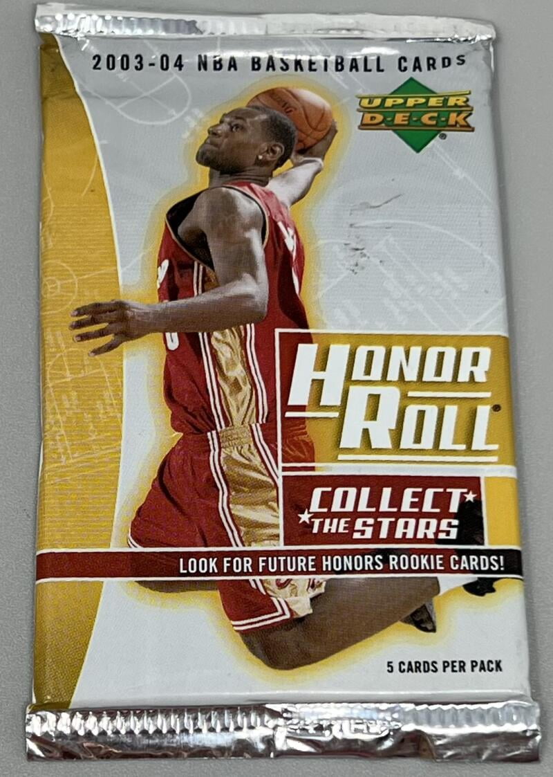 2003-04 Upper Deck Honor Roll Basketball Hobby Pack   LeBron Rookie Year