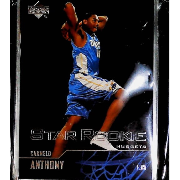 2003-04 Upper Deck  NBA Denver Nuggets Base Team Set Includes SP Rookies (Hand Collated) of  10  Cards:   53  Marcus C