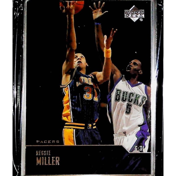 2003-04 Upper Deck  NBA Indiana Pacers Team Set  (Hand Collated) of  12  Cards: 95  Reggie Miller  
96  Fred Jones