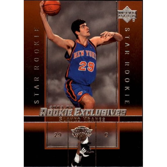 2003-04 Upper Deck Rookie Exclusives #30 Slavko Vranes RC NBA Basketball Trading Card