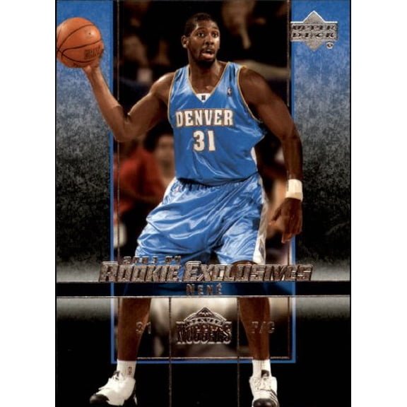 2003-04 Upper Deck Rookie Exclusives #56 Nene NBA Basketball Trading Card