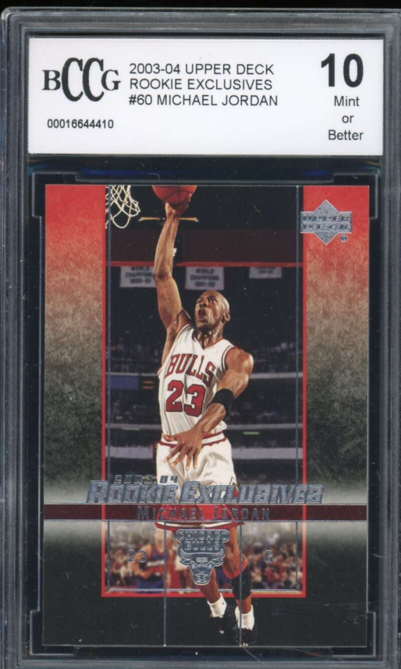 2003-04 Upper Deck Rookie Exclusives #60 Michael Jordan Card BGS