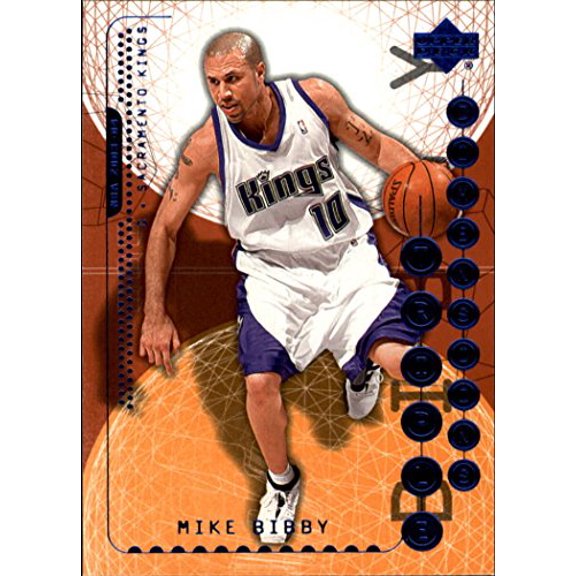 2003-04 Upper Deck Triple Dimensions #72 Mike Bibby NBA Basketball Trading Card