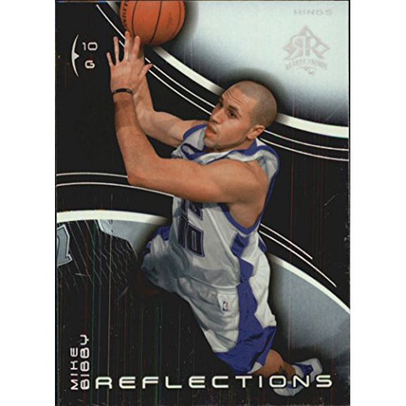 2003-04 Upper Deck Triple Dimensions Reflections #73 Mike Bibby NBA Basketball Trading Card