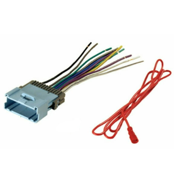 2003 2004 2005 2006 2007 GMC Sierra Wiring Harness to Install Aftermarket Radio