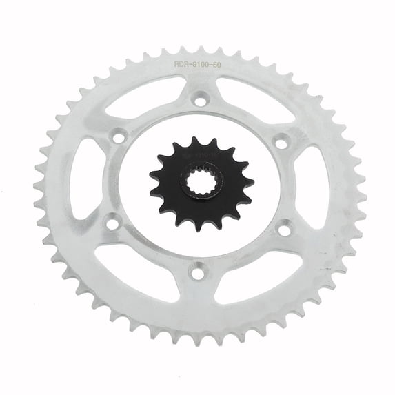 2003 2004 2005 2006 2007 KTM 400 EXC 15 Tooth Front and 50 Tooth Rear Sprocket