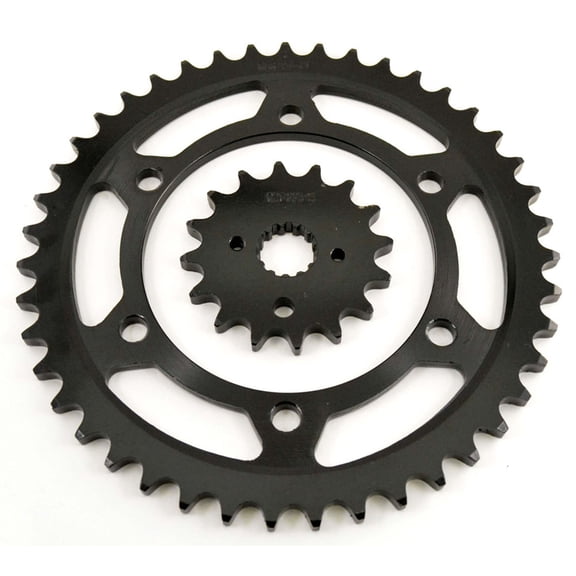 2003 2004 Kawasaki ZZR600 ZX600 Front & Rear Sprockets 16/43