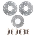 thumbnail image 1 of 2003 2004 Polaris 330 Magnum 2X4 Front & Rear Brake Rotors and Brake Pads, 1 of 5