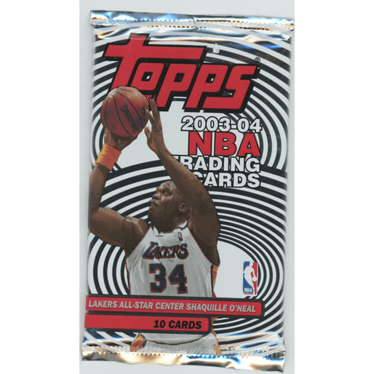 2003-2004 Topps NBA Retail Box Retail Pack (10 cards per pack 