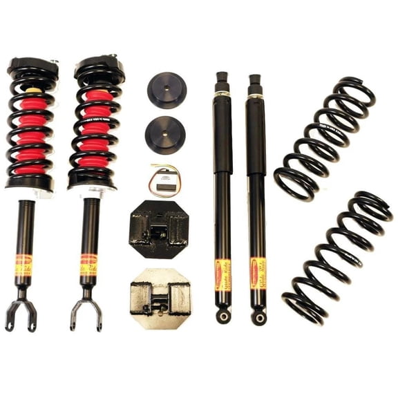 2003-2006 Mercedes-Benz E55 (RWD) 4 Wheel Air Suspension Conversion Kit With Light Fix Module (ME14FM)