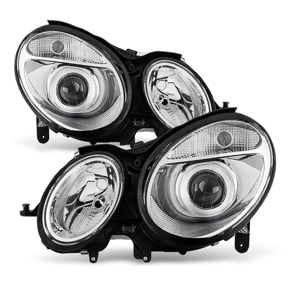 2003-2006 Mercedes Benz W211 E-Class Headlights Lamps E320 E350 E500 E55 03-06