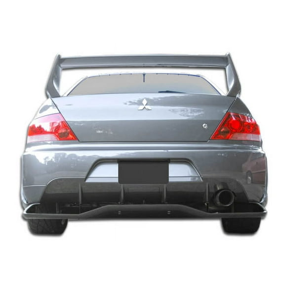 2003-2006 Mitsubishi Lancer Evolution 8 9 Duraflex VT-X Wide Body Rear Lip Under Spoiler Air Dam with Diffuser - 1 Piece