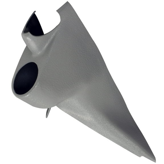 2003-2007 Ford Super Duty F-250 F-350 Power Stroke 3in1 60mm Gray Single Gauge Pod w Grab Handle