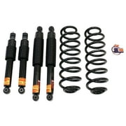 2003-2007 Hummer H2 Rear Air Suspension Conversion/Delete Kit With Front And Rear Shocks and Light Fix Module 2WD 4WD HA1RFM