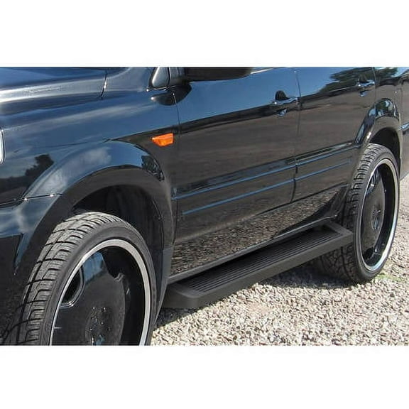 2003-2008 Honda Pilot 2002-2004 Acura MDX Black Finish 6 Inch iRunning Board Door to Door Side Bar Side Step Running Board