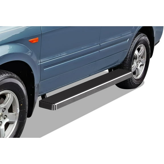2003-2008 Honda Pilot 2002-2006 Acura MDX Hairline Finish 6 Inch Door to Door Side Bar Side Step Running Board