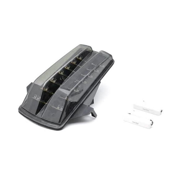 2003-2009 Suzuki SV650 SV1000 LED & Brake TailLights with Integrated Turn Signals Indicators Motorcycle, Smoke