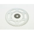thumbnail image 1 of 2003-2009 Yamaha YZ450 F 450 14 Tooth Front and 52 Tooth Rear Silver Sprocket, 1 of 2