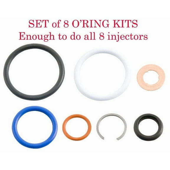 2003-2010 6.0L/4.5L Ford Power Stroke | G2.8 Injector Seal Kit 8 Pack | Alliant Power # AP0002