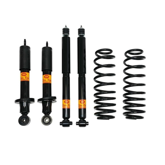 2003-2011 Lincoln Town Car Rear Air Suspension Conversion Kit With 2 Struts 2 Shocks (FA3RF)